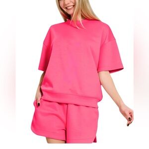 Hot Pink Short Set